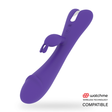 Vibratore con doppio stimolo, 10 modalità, silicone waterproof